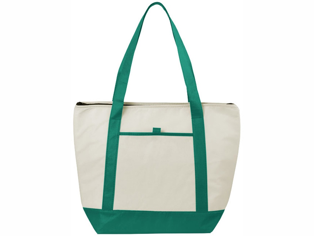 Сумка-холодильник Lighthouse, натуральный/зеленый — изображение 5