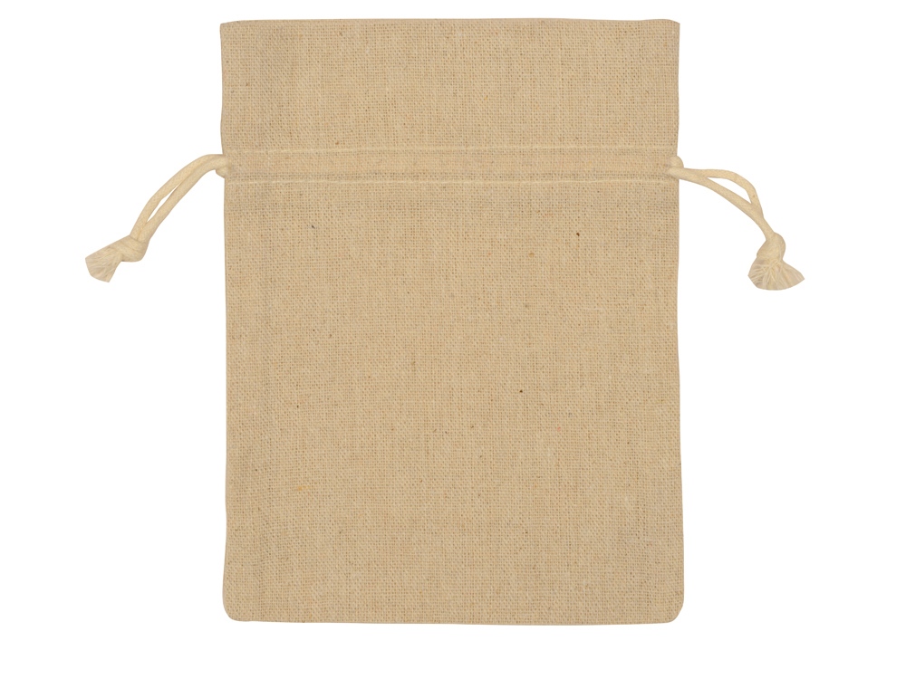 Мешочек подарочный, лен, средний, натуральный — изображение 2