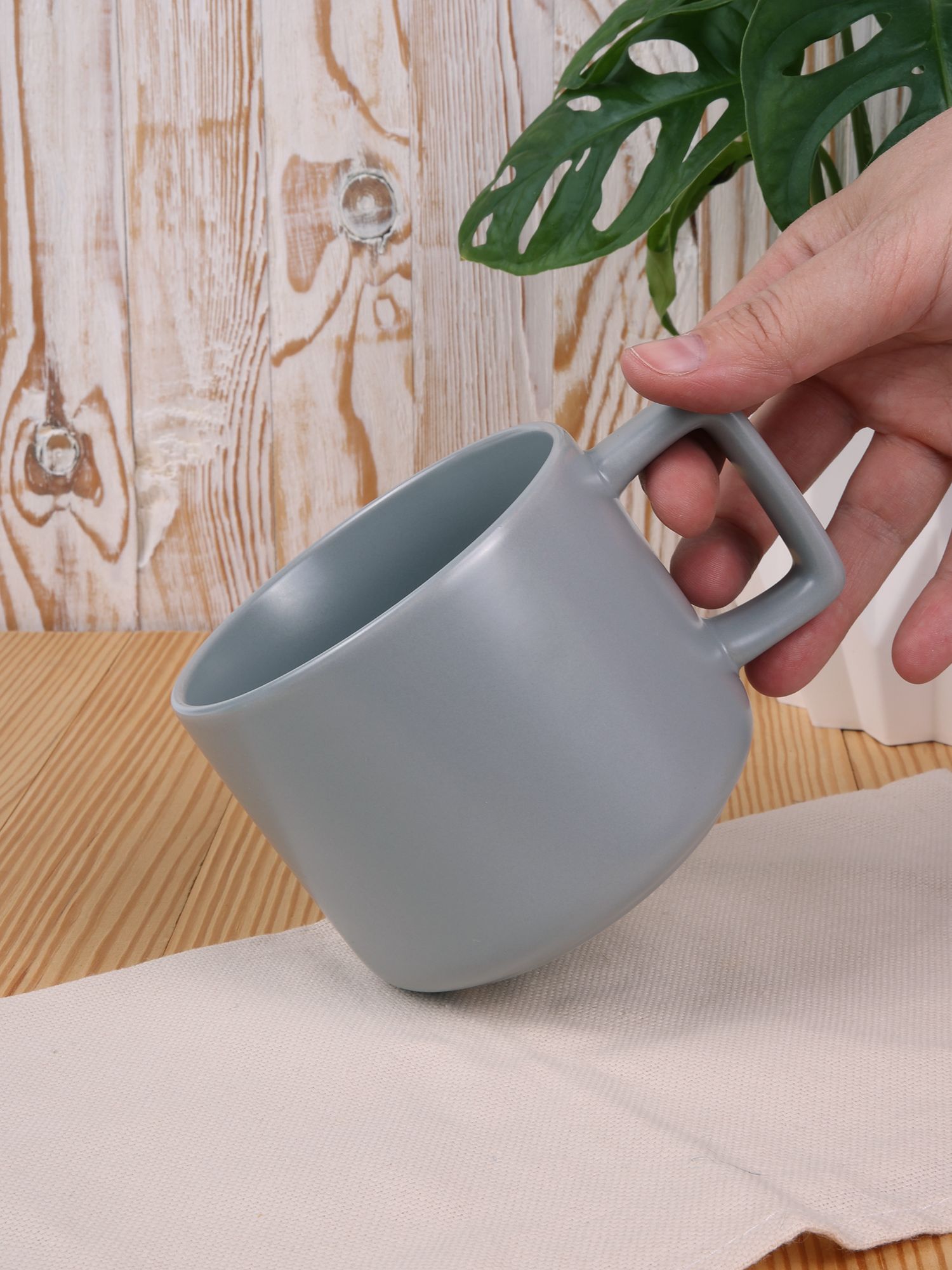 Чашка Jumbo, ver.2, матовая, светло-серая — изображение 5