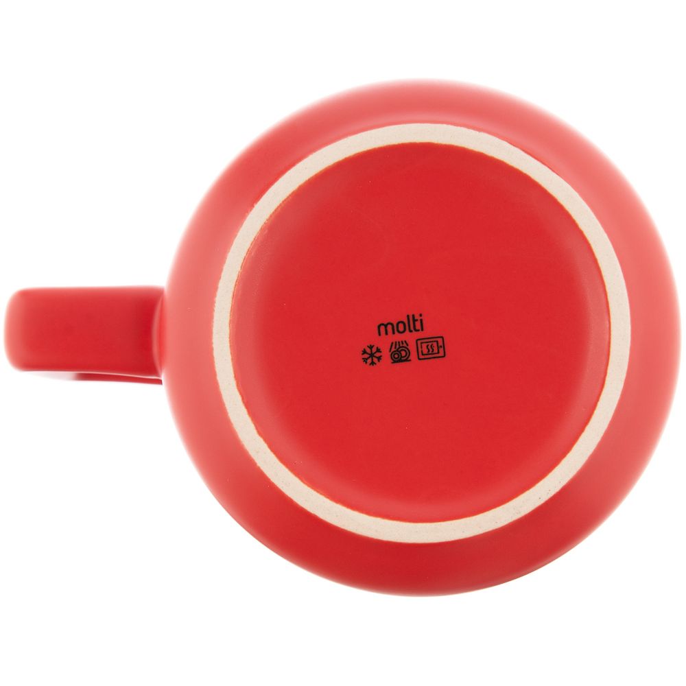 Чашка Jumbo, ver.2, матовая, красная — изображение 3