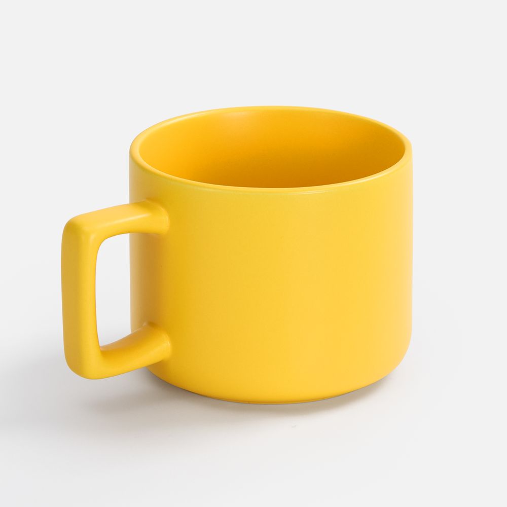 Чашка Jumbo, ver.2, матовая, желтая — изображение 2