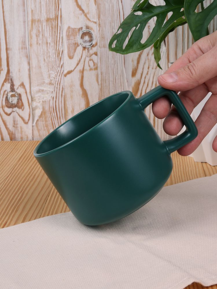 Чашка Jumbo, ver.2, матовая, зеленая — изображение 6