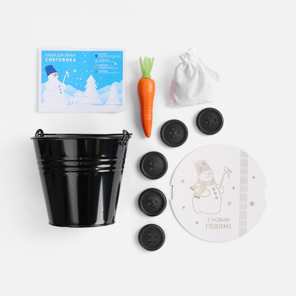 Набор для лепки снеговика «Все по-взрослому», без шарфа — изображение 3