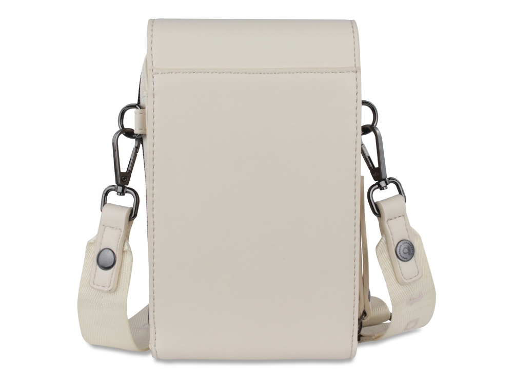 Сумка наплечная BUGATTI Almata, бежевая, полиуретан, 11х4х19 см — изображение 6