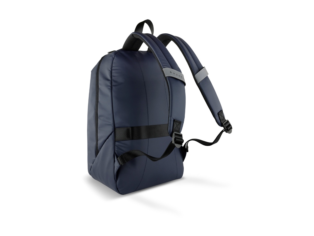 Рюкзак BUGATTI Blanc 15'', синий, тарпаулин/полиэстер, 32х15,5х45 см — изображение 5