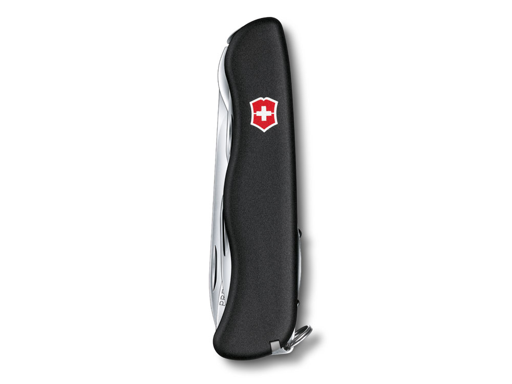 Нож перочинный VICTORINOX Picknicker, 111 мм, 11 функций, с фиксатором лезвия, чёрный — изображение 2