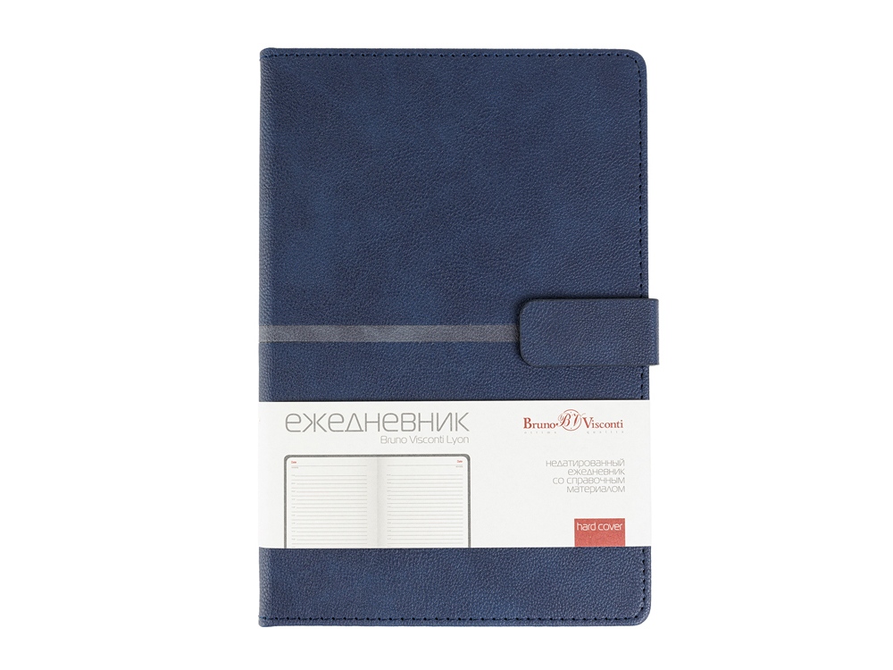 Ежедневник недатированный А5 Lyon, синий — изображение 2