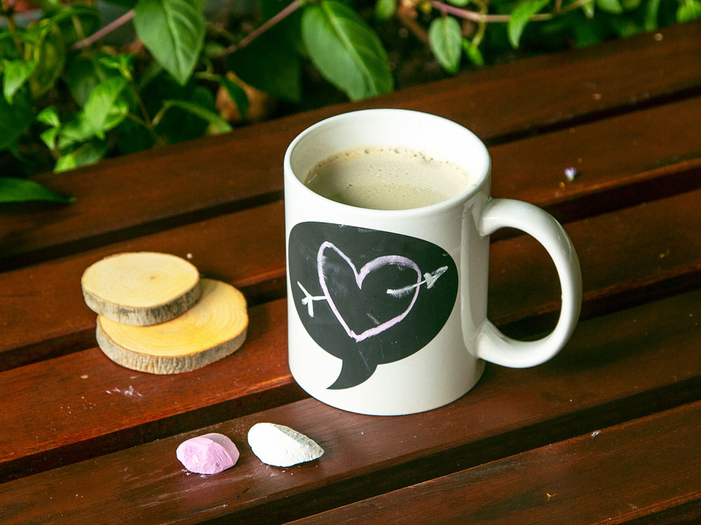 Кружка с покрытием для рисования мелом Tiza, 320 мл — изображение 4