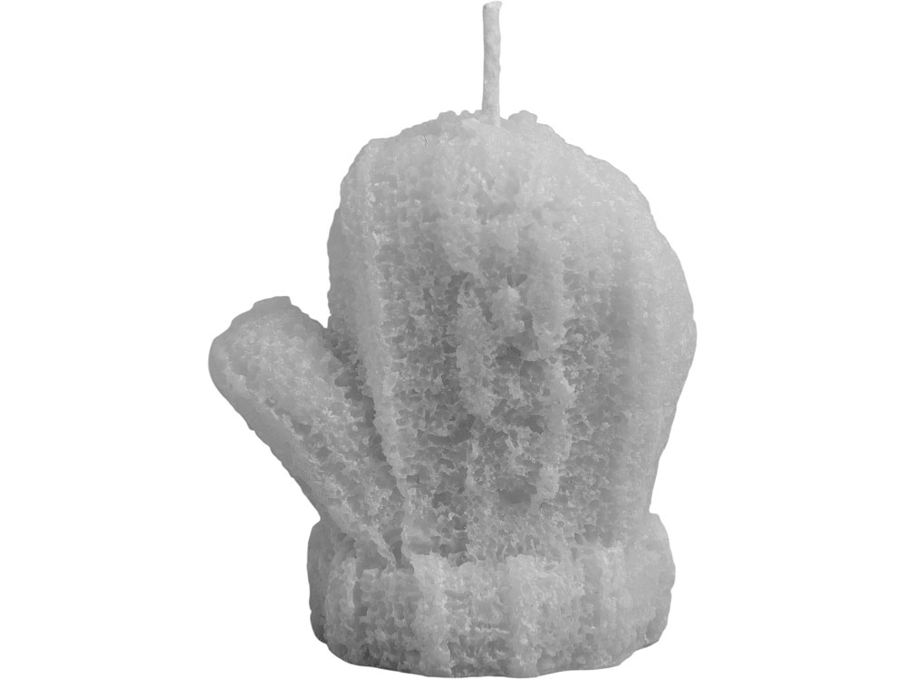 Свеча Рукавичка, серый — изображение 2