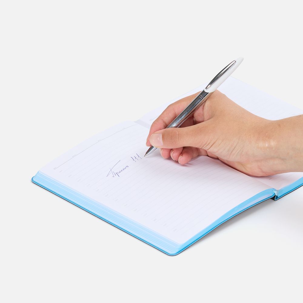 Ручка шариковая Dagger Soft Touch, белая — изображение 4