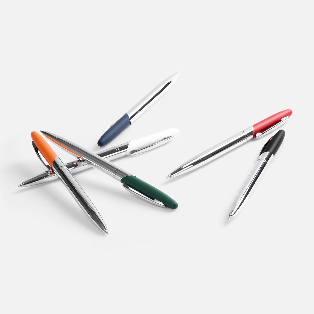 Ручка шариковая Dagger Soft Touch, белая — изображение 5