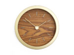 Часы настенные Gracie XS, натуральные с золотистым