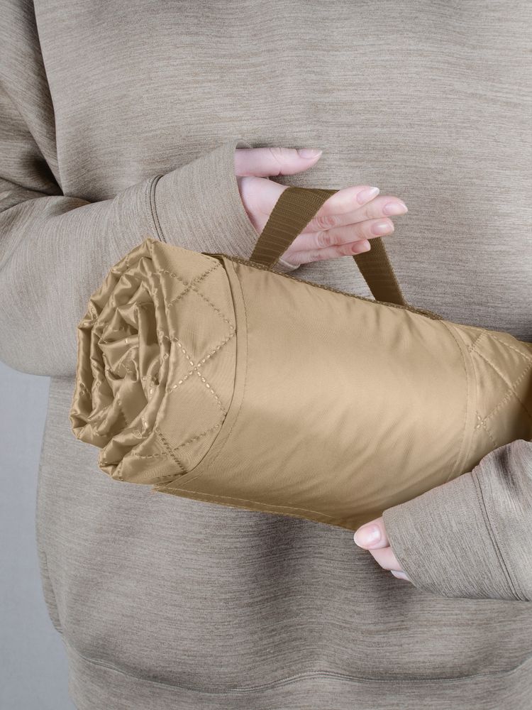 Плед для пикника Comfy, бежевый — изображение 5