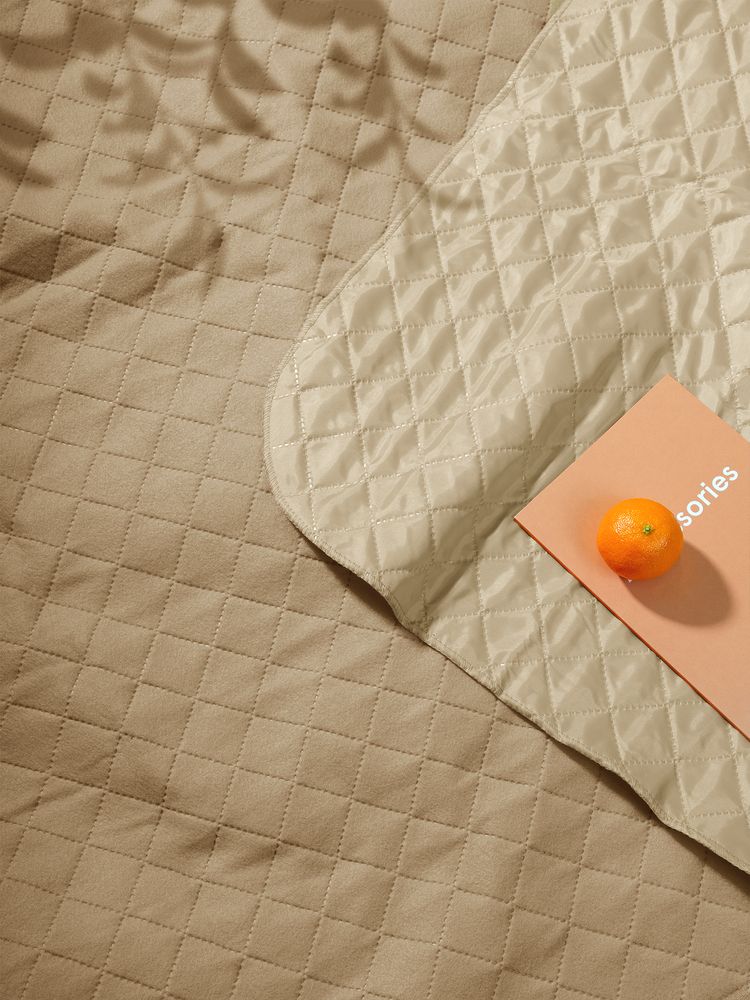 Плед для пикника Comfy, бежевый — изображение 7