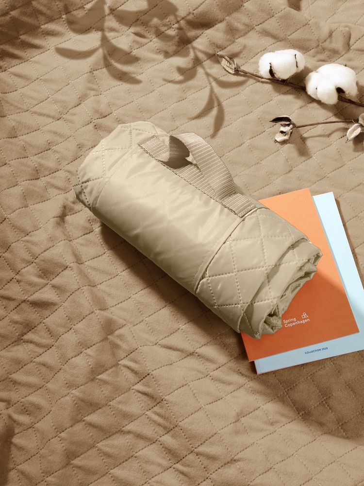 Плед для пикника Comfy, бежевый — изображение 6