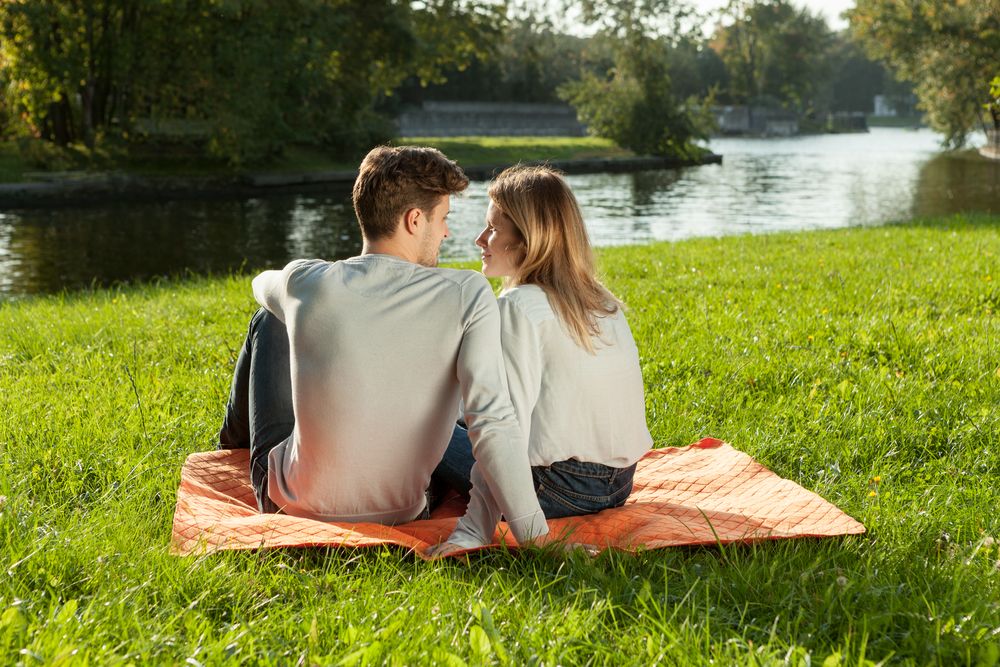 Плед для пикника Comfy, зеленый — изображение 10