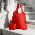 Складная сумка Reviver из переработанного пластика, красный
