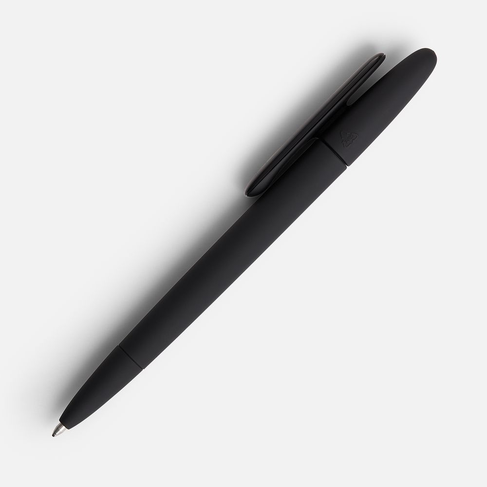 Ручка шариковая Prodir DS5 TRR-P Soft Touch, черная — изображение 3