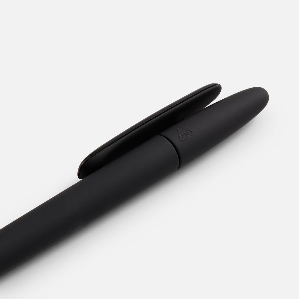 Ручка шариковая Prodir DS5 TRR-P Soft Touch, черная — изображение 4