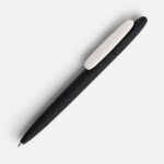 Ручка шариковая Prodir DS5 TRR-P Soft Touch, черная с белым