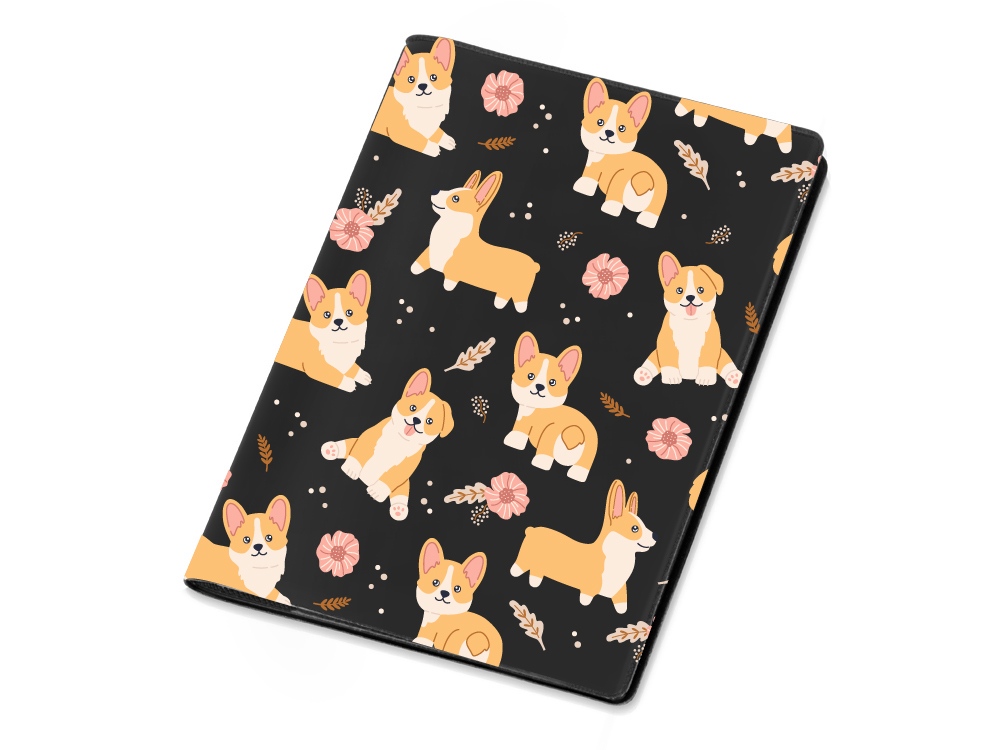 Обложка для паспорта базовая с возможностью полноцветной УФ-печати, софт-тач — изображение 5