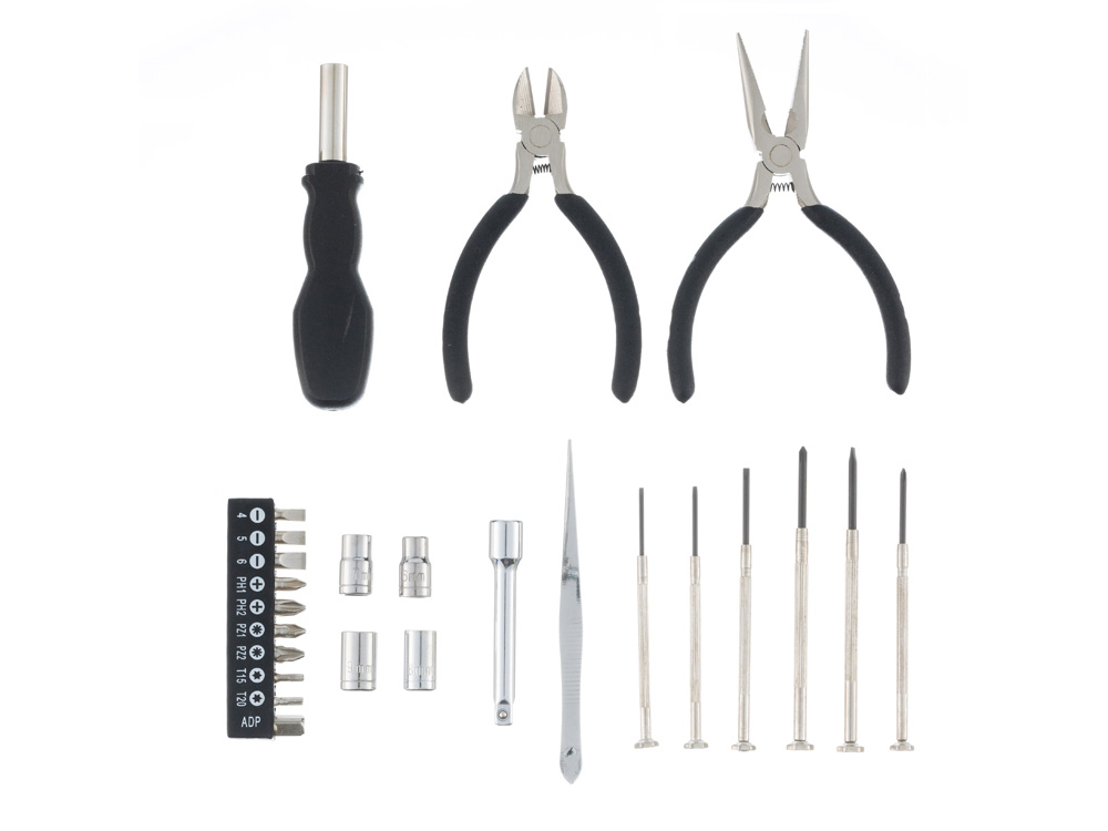 Набор инструментов Stinger, 25 инструментов, в пластиковом кейсе, 164x107x49 мм, синий — изображение 5