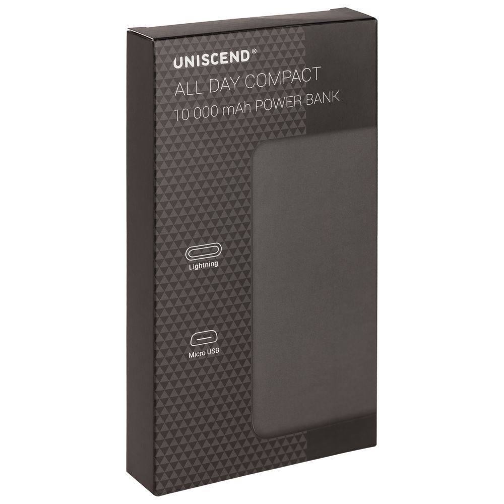Внешний аккумулятор Uniscend All Day Compact 10000 мАч, красный — изображение 7