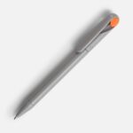 Ручка шариковая Prodir DS1 TMM Dot, серая с оранжевым