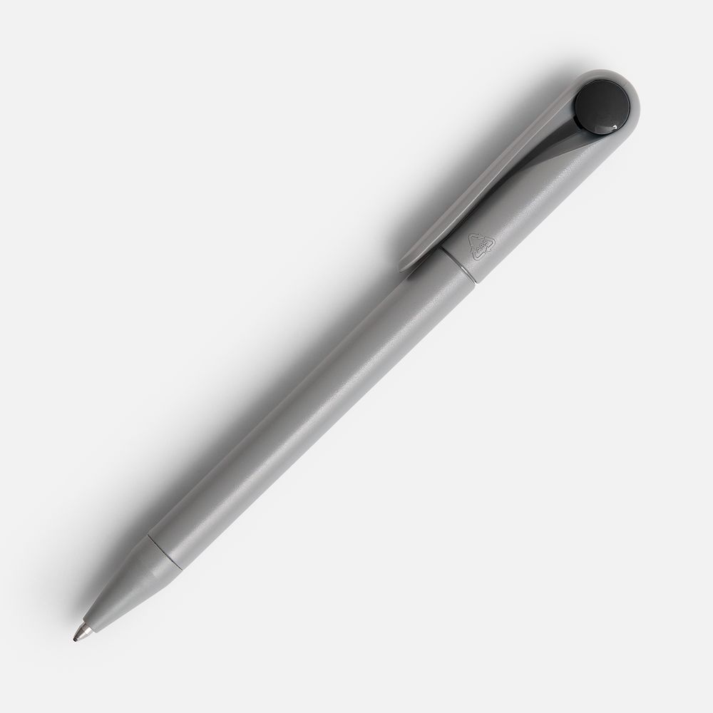 Ручка шариковая Prodir DS1 TMM Dot, серая с черным — изображение 3