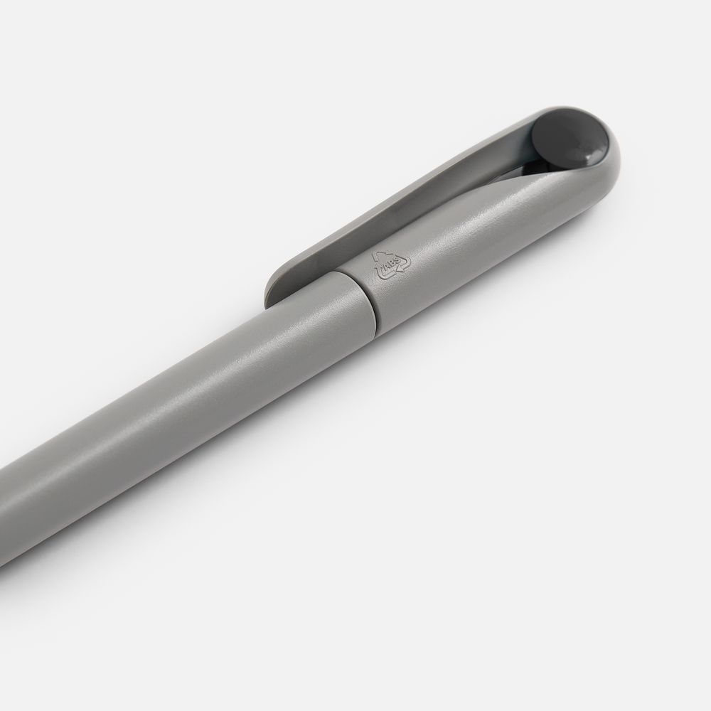 Ручка шариковая Prodir DS1 TMM Dot, серая с черным — изображение 4