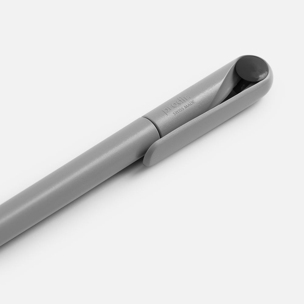 Ручка шариковая Prodir DS1 TMM Dot, серая с черным — изображение 5
