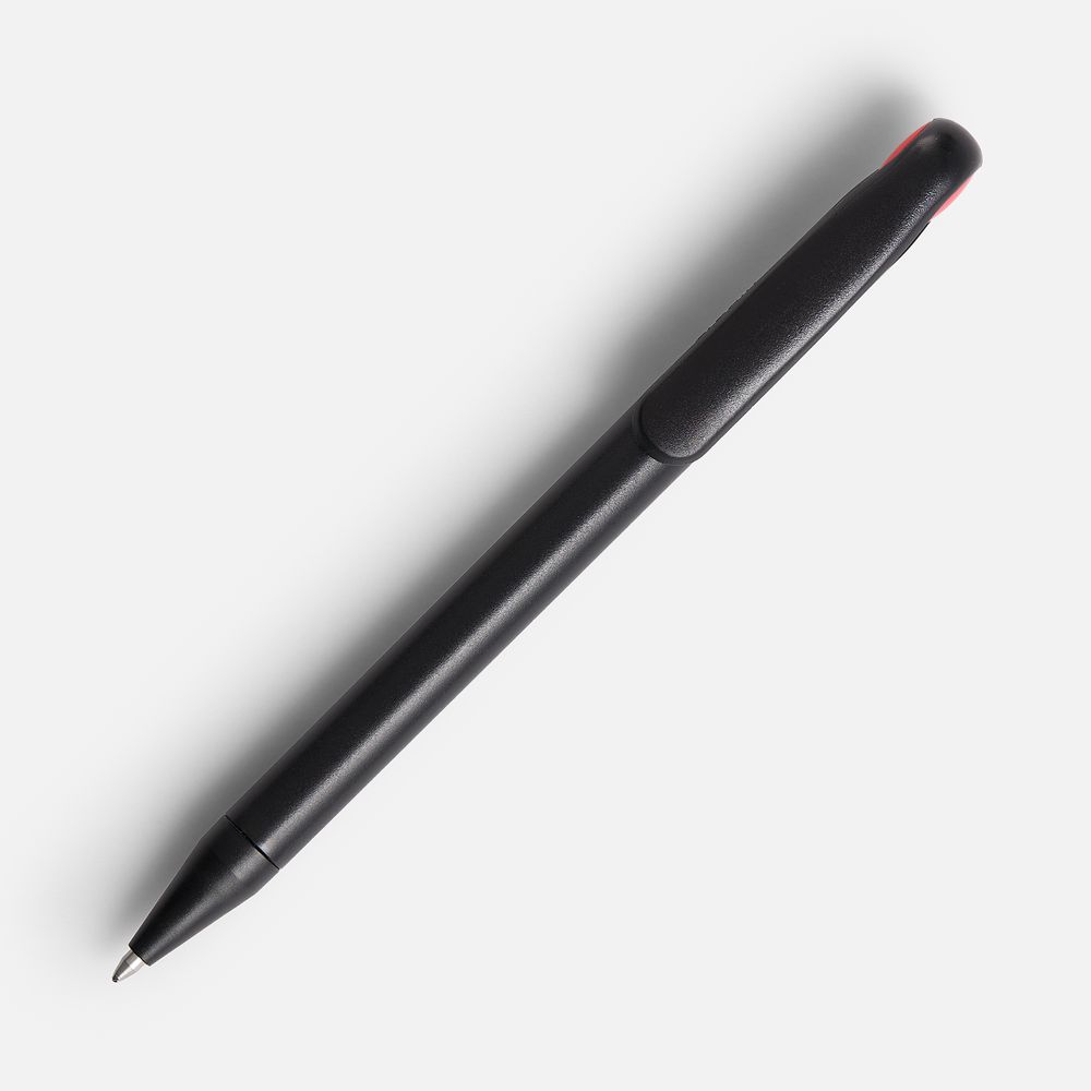 Ручка шариковая Prodir DS1 TMM Dot, черная с красным — изображение 2