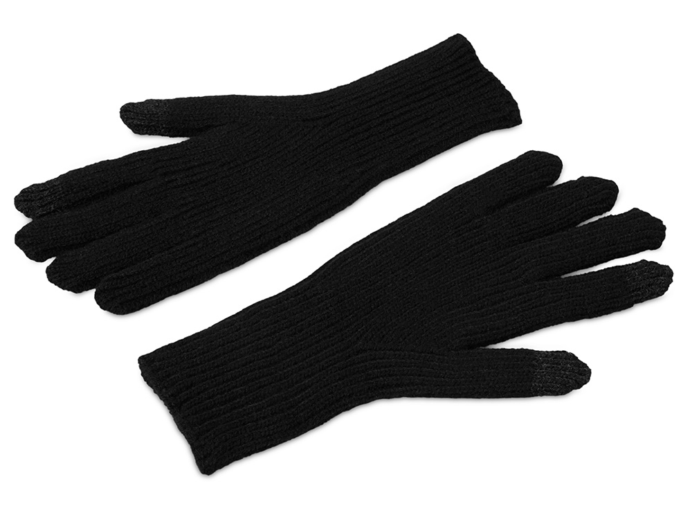 Подарочный набор с перчатками, термосом и чаем, черный — изображение 7