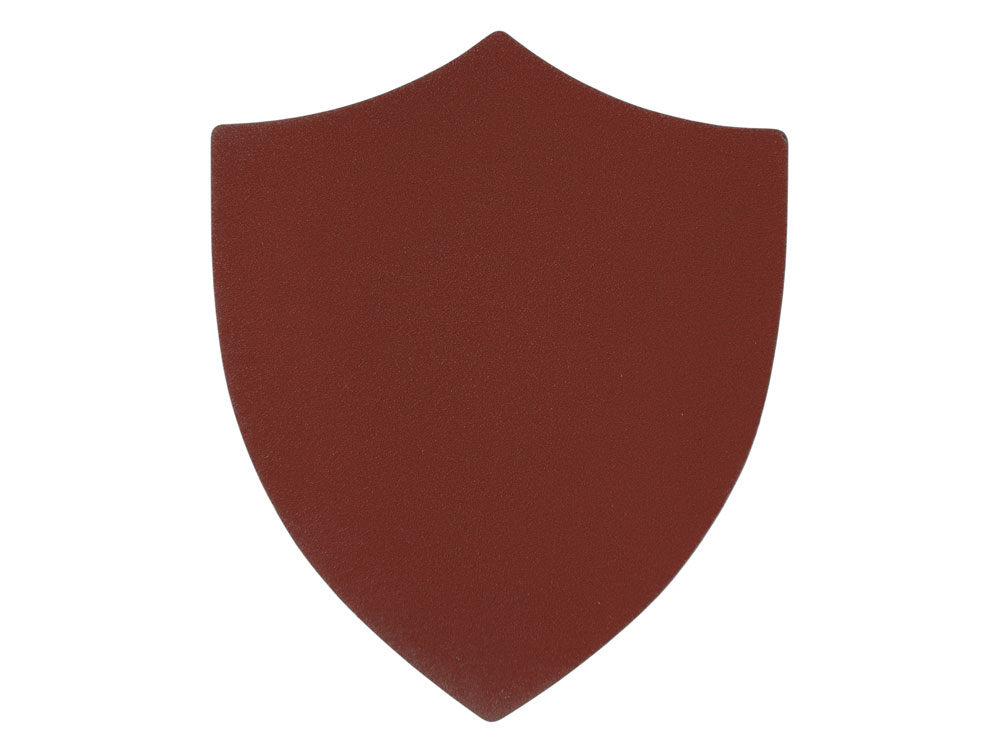 ПАТЧ ЩИТ nubuk (коричневый ) 6,6 х 5,5 см