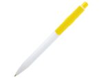 Unica шариковая ручка из переработанной пластмассы - Желтый (синие чернила)