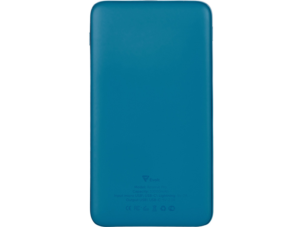 Внешний аккумулятор Reserve Pro, 10 000 mah, индиго — изображение 3