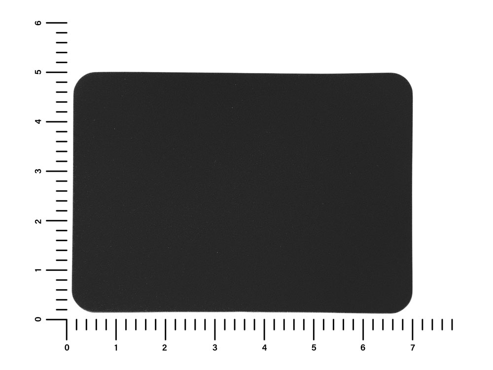 ПАТЧ ПРЯМОУГОЛНЫЙ nubuk (чёрный) 5,0 х 7,0 см — изображение 2