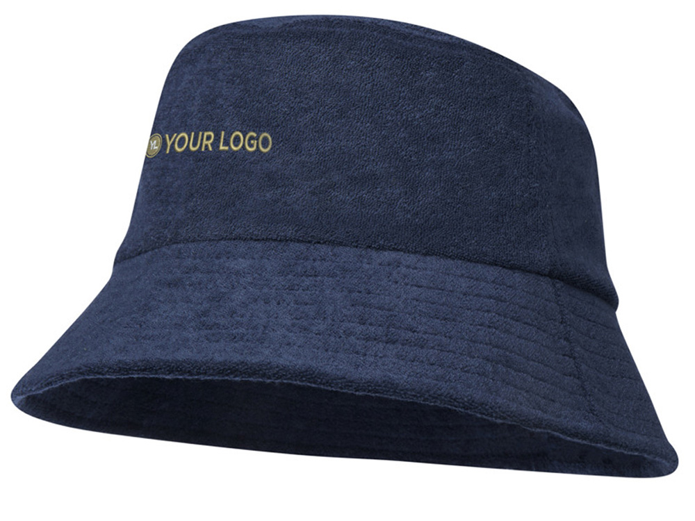 Панама Melo из переработанного махрового материала, сертифицированного GRS - Темно - синий — изображение 4