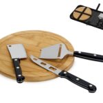 Набор для сыра с приборами Fabrizio, черный