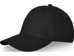 Бейсболка Davis, 6 панелей, черный