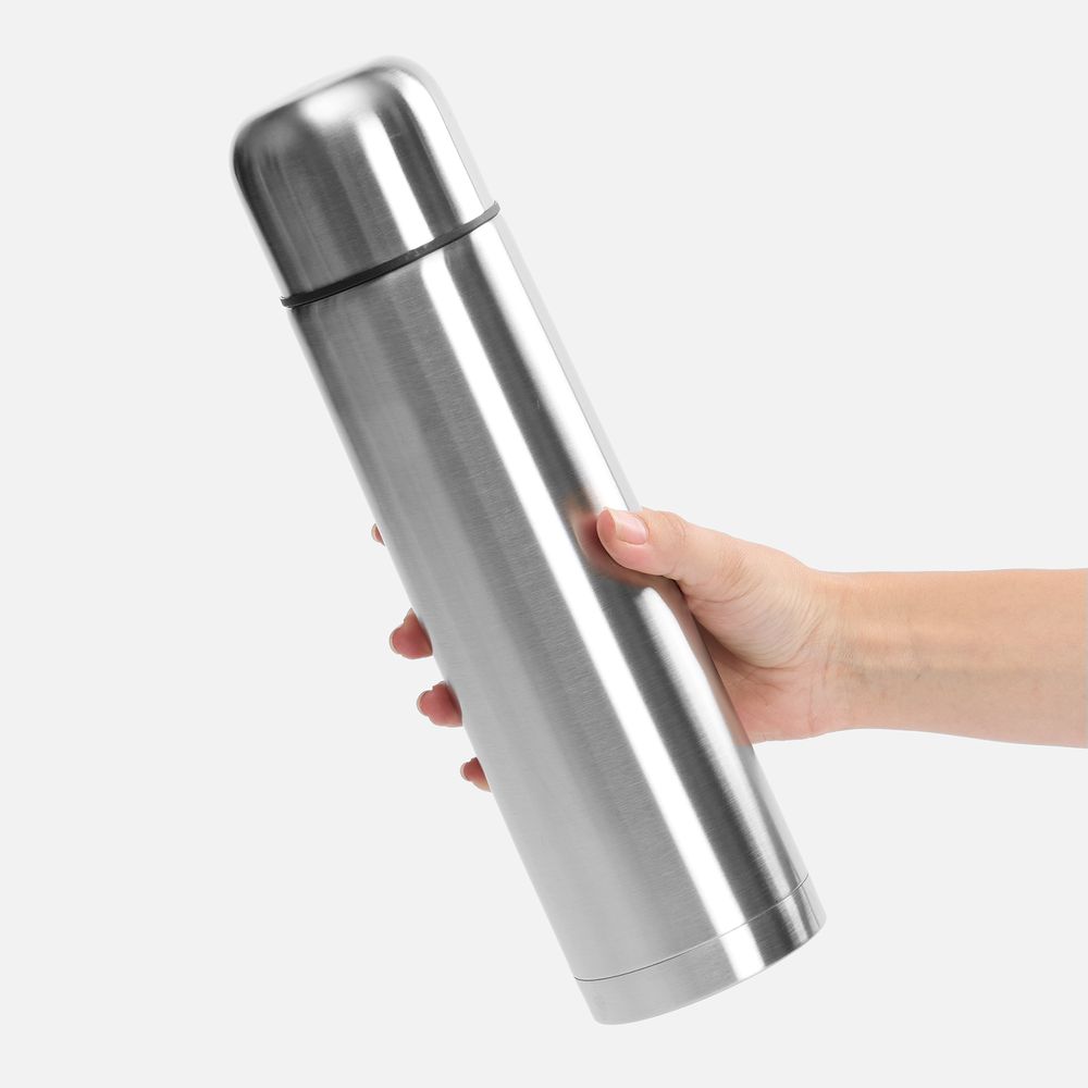 Термос Plain 1000, серебристый — изображение 5