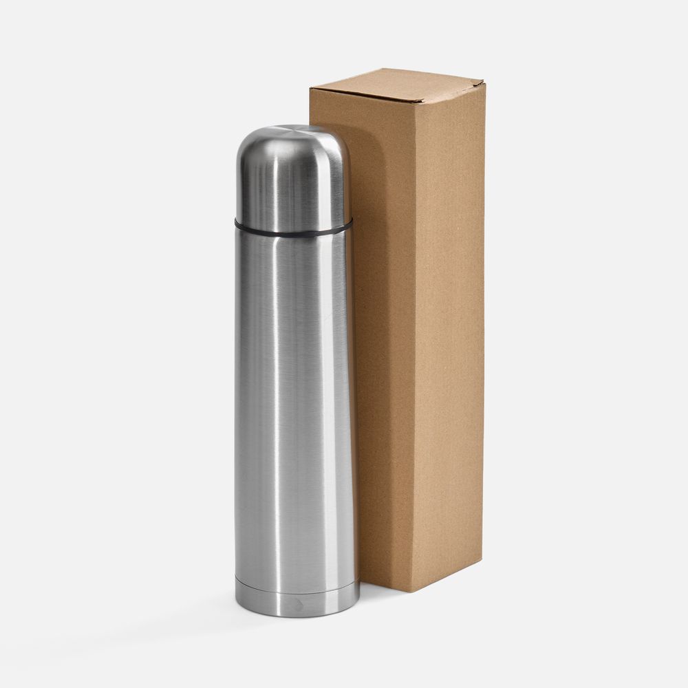 Термос Plain 1000, серебристый — изображение 6