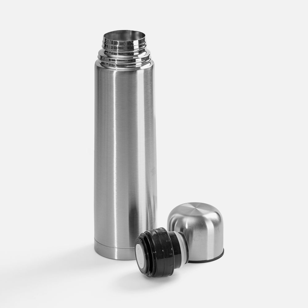 Термос Plain 1000, серебристый — изображение 3