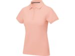 Calgary женская футболка-поло с коротким рукавом, pale blush pink
