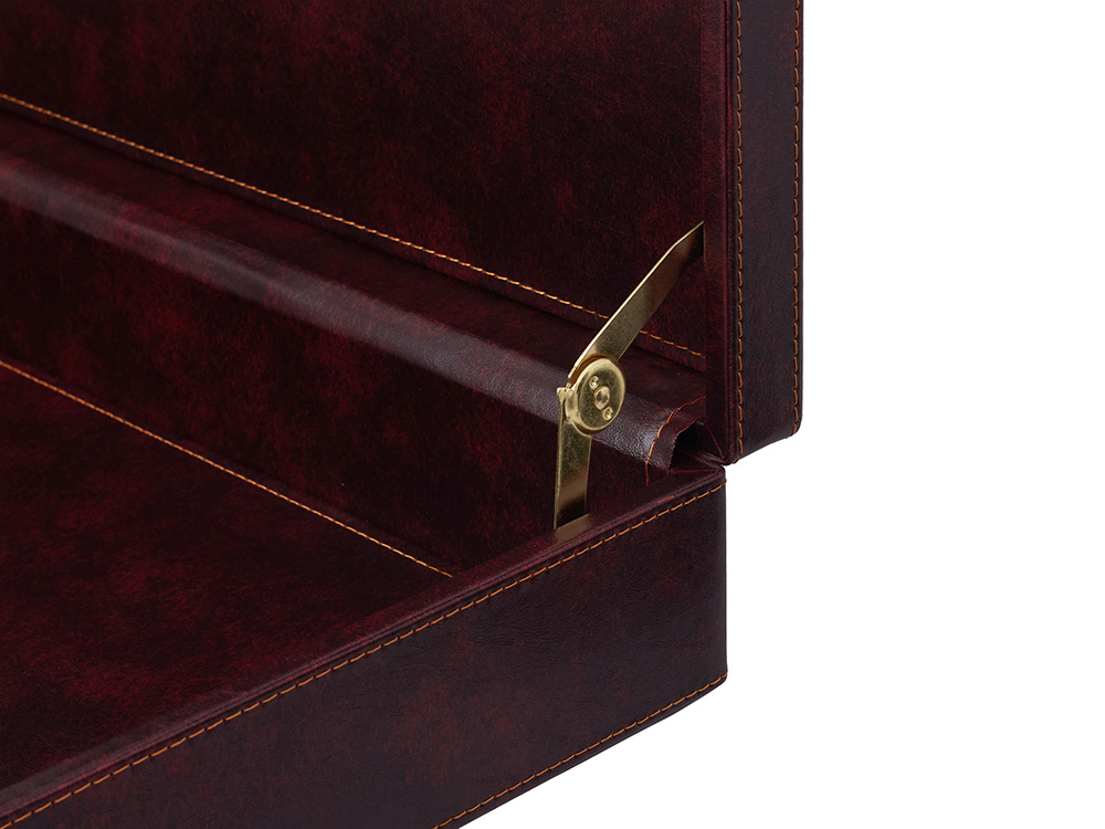 Дипломат подарочный, бордовый — изображение 4