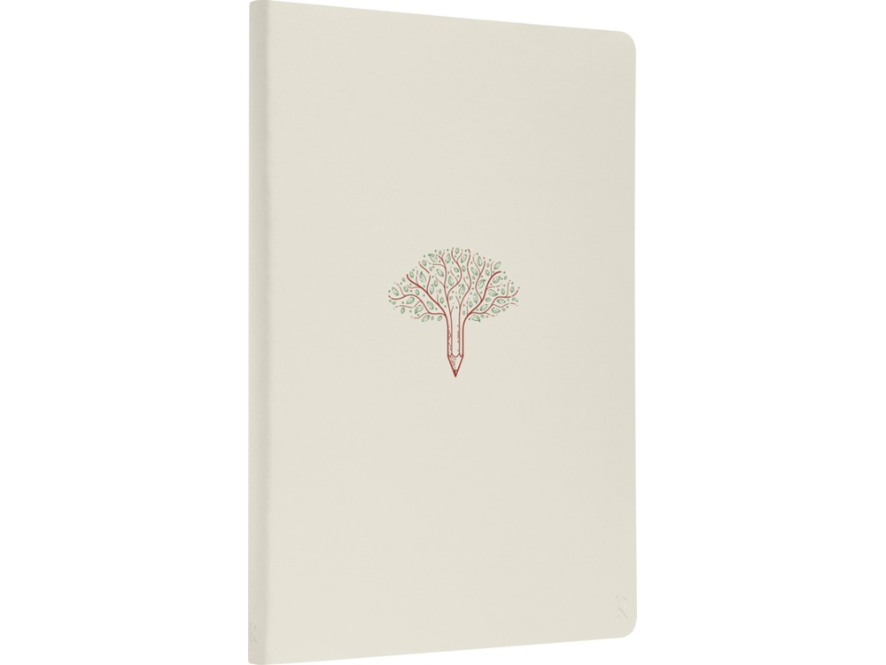 Блокнот в твердом переплете Karst формата A5, бежевый — изображение 7