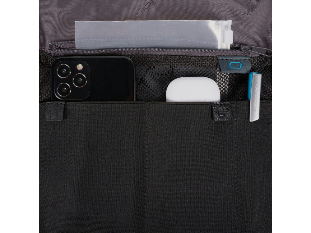 Сумка через плечо, Piquadro Brief, Черный — изображение 4