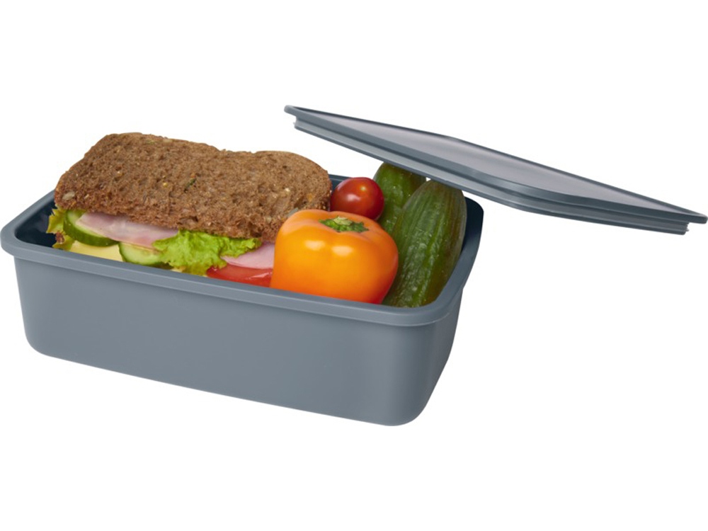 Dovi Контейнер для завтрака из переработанного пластика , slate grey — изображение 3
