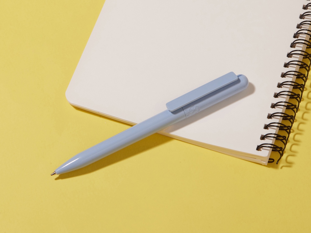 Ручка шариковая Recycled Pet Pen Change Ocean из океанского пластика, голубая — изображение 5