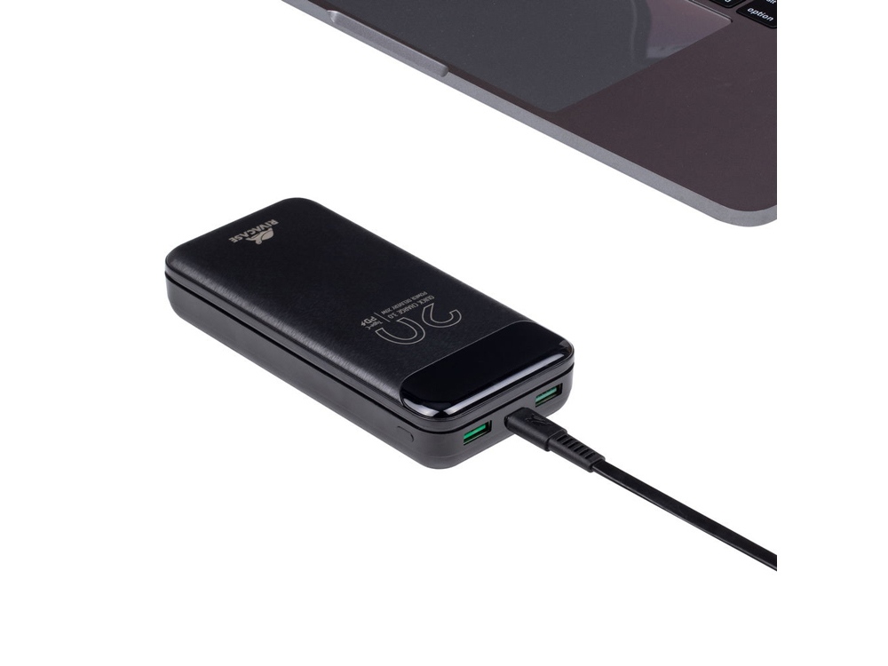RIVACASE VA2582 (20 000mAh), QC/PD 22.5W внешний аккумулятор с дисплеем, черный /24 — изображение 10